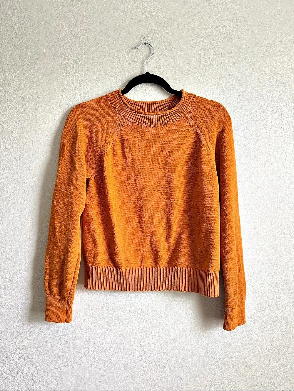 Banana Republic Orange Crewneck Sweater Size Medium Like New